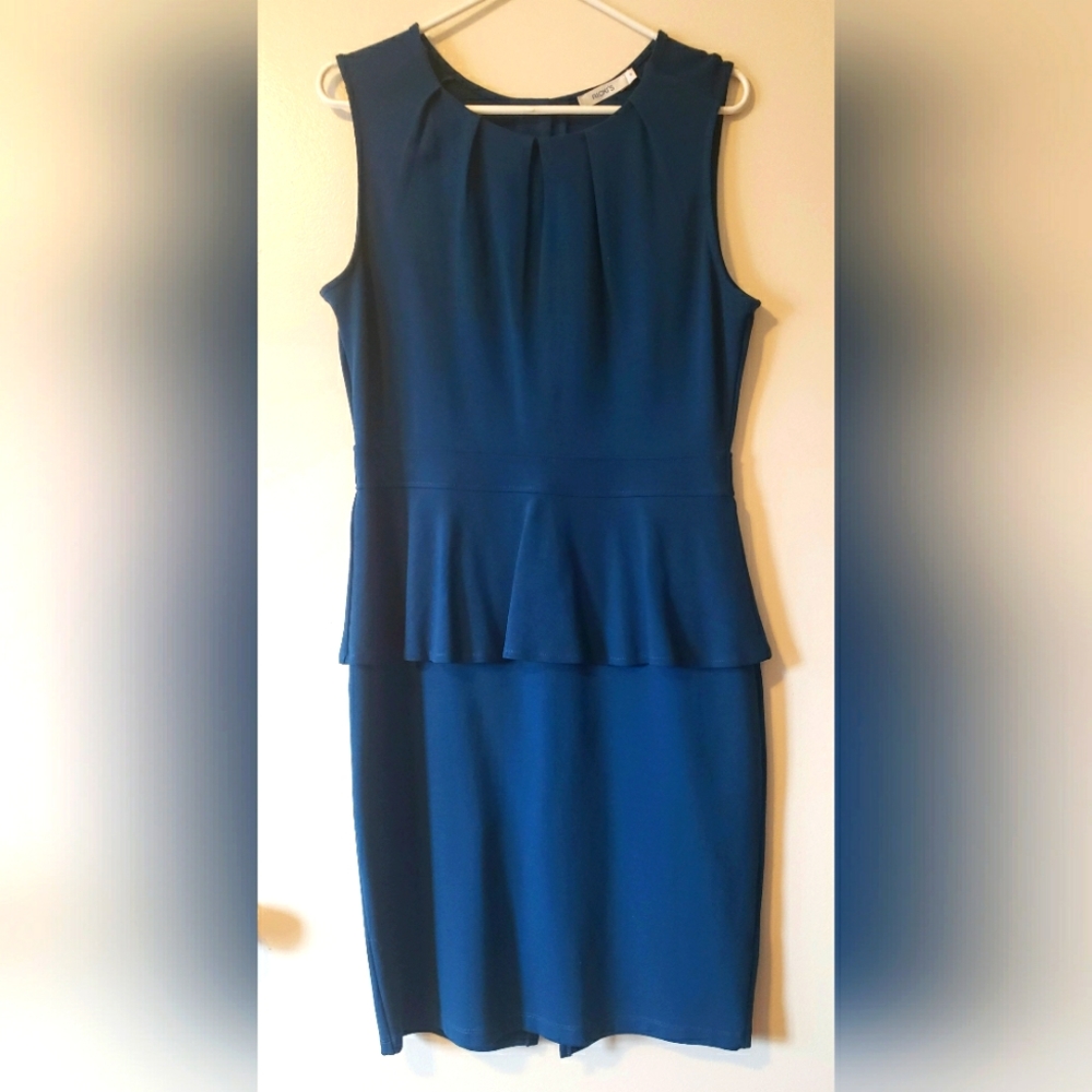 Peplum Dress Size 8 - Teal